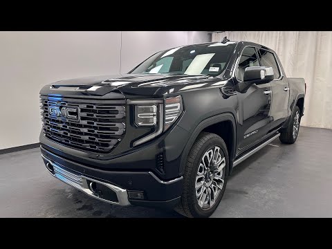 2023 GMC Sierra 1500 Crew Cab Short Box 4-Wheel Drive Denali Ultimate in Black for sale at Davis GMC Buick Lethbridge in Lethbridge, AB