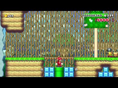 Wiggler Forest 2 ~ by Jason ~ SUPER MARIO MAKER Raw GAMEPLAY