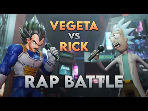 Vegeta VS Rick Sanchez RAP BATTLE  (Music Video)