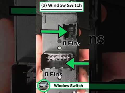 How To Change Driver Power Window Switch On Dodge Grand Caravan #shorts #dodgegrandcaravan #window