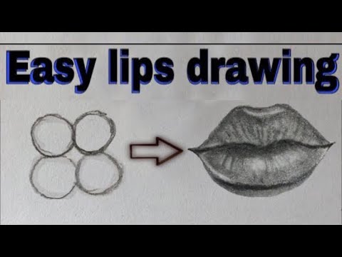 Come disegnare le labbra | Tutorial facile | Passo dopo passo | Arts Core
