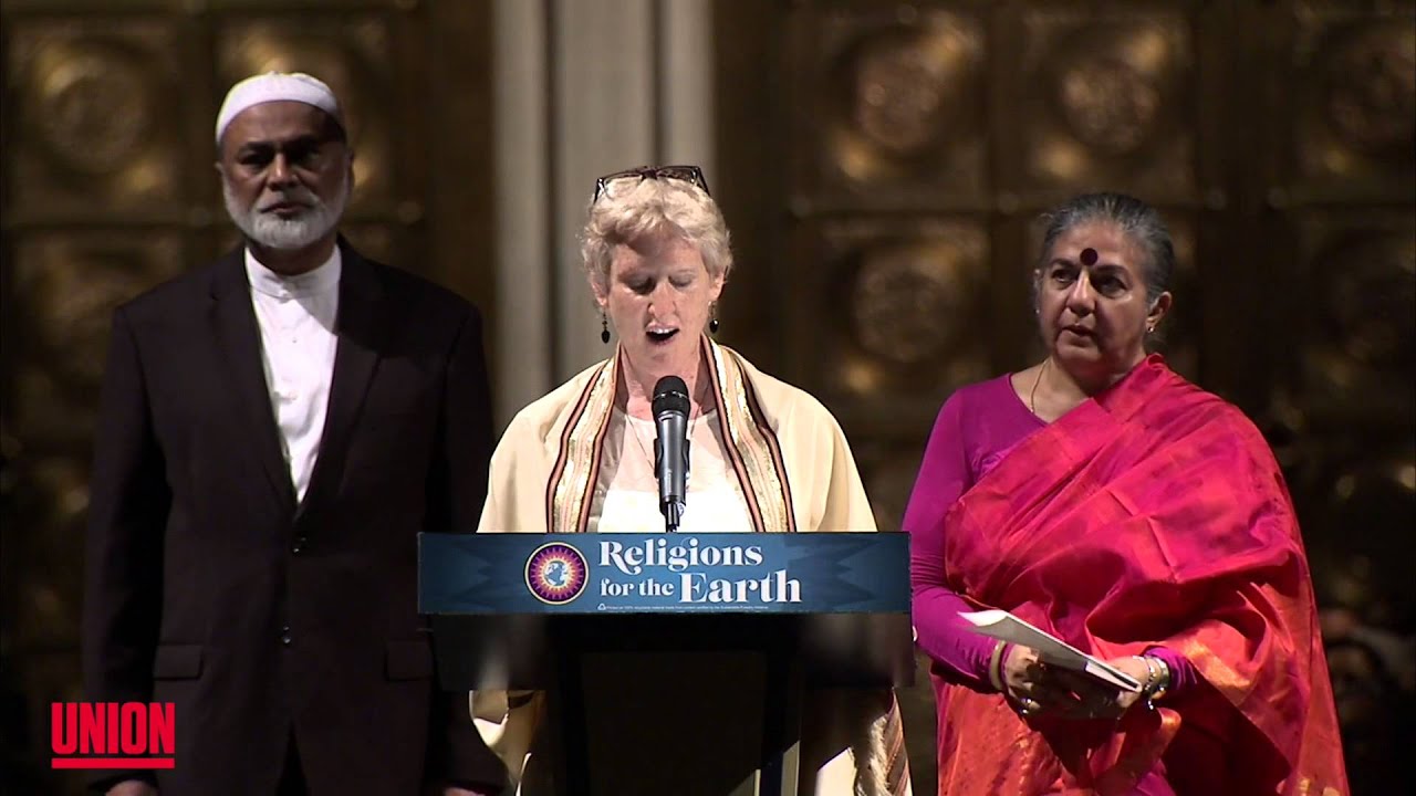 Ellen Bernstein speaks at Religions for the Earth Multi-faith Climate Service