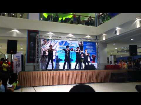 110910 Ruffneckz performance for Kpop talent contest ; Gurney Plaza