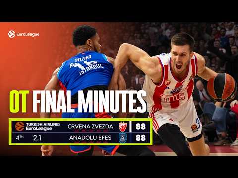 Throwback to an OVERTIME THRILLER in Belgrade | Crvena Zvezda - Anadolu Efes | FINAL MINUTES