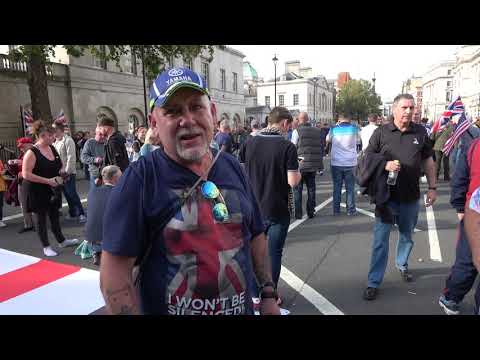 DFLA 13/10/18 Patriot shows injury caused by #MetPoLICE