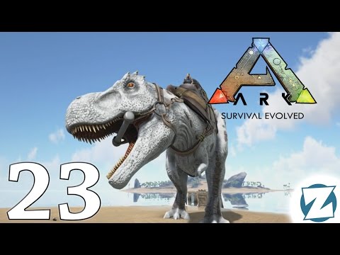 ARK Survival Evolved Gameplay - Taming an Albino T-Rex - Let's Play Ep23
