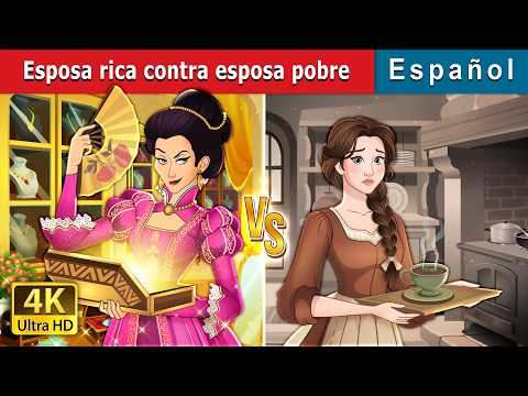 Esposa rica contra esposa pobre | Rich Wife vs Poor Wife in Spanish | @SpanishFairyTales