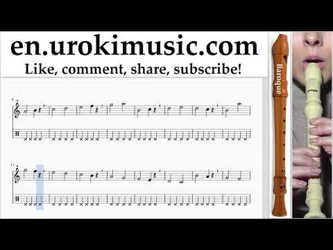 How to Play Recorder (B.) Dua Lipa - New Rules Tabs Part#1 exercises, scales um-i352