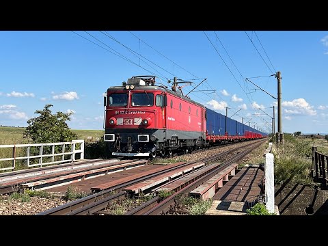 Tren marfar DB Cargo Romania cu super mecanici de nota 10 ! Salutari colegilor ! 12.08.2023 !