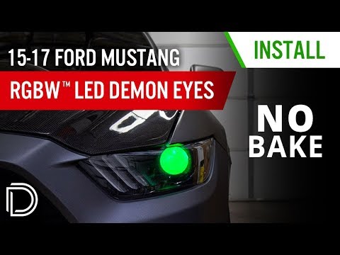 How to Install 2015-2017 Mustang Demon Eye Kit | Diode Dynamics