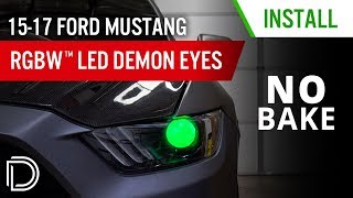 How to Install 2015-2017 Mustang Demon Eye Kit | Diode Dynamics