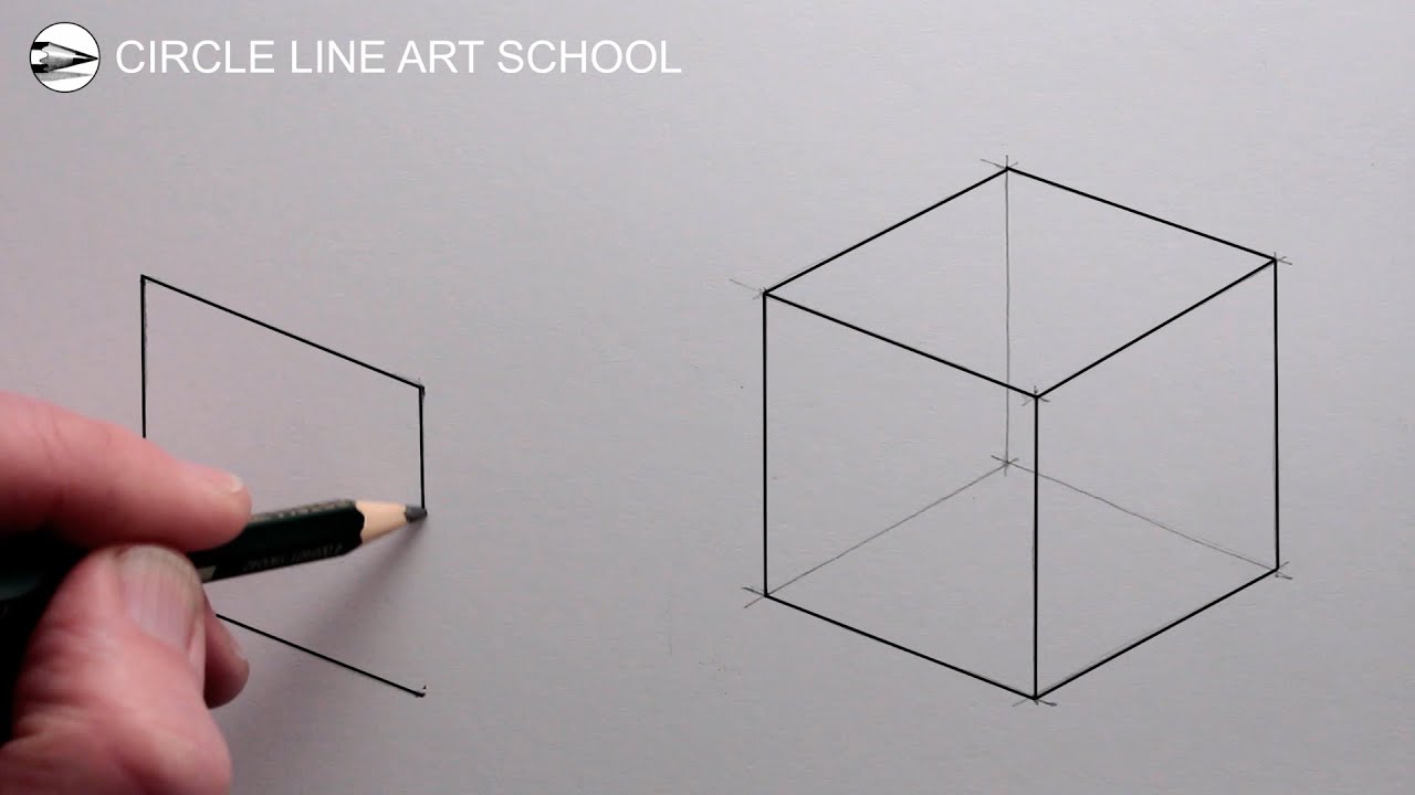 How To Draw A 3D Cube In Easy Steps