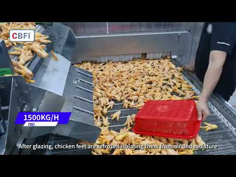 CBFI-1500kg/h double Spiral freezer