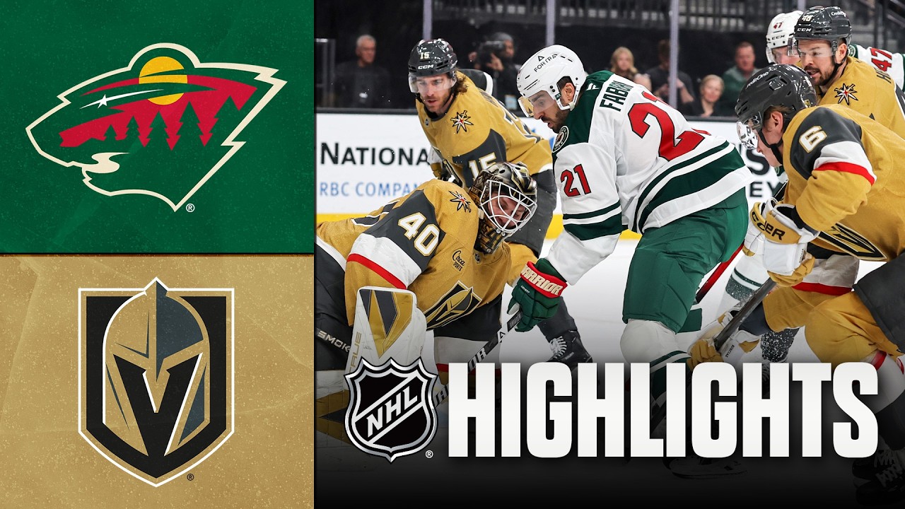 Wild vs. Golden Knights | NHL Highlights | March 06, 2026