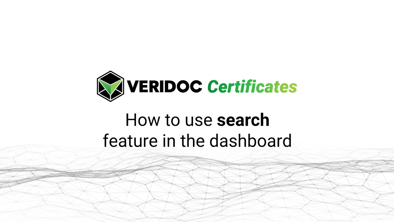 VeriDoc Certificates