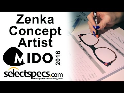 Zenka Concept Artist at MIDO 2016 - With SelectSpecs