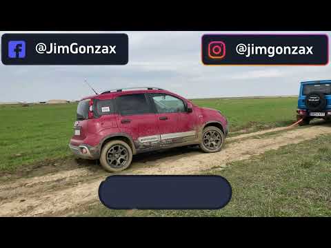 👉4x4 test►Fiat Panda 4x4 vs Suzuki Jimny◄Off Road in mud
