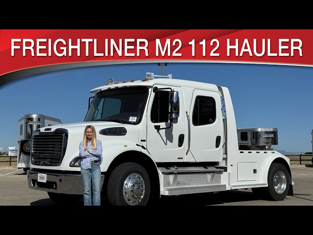 Preview image of Freightliner M2 112 Medium Duty Hauler Truck | Pre DEF youtube video