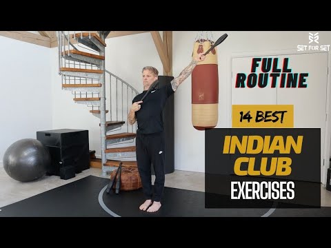 14 Übungen mit indischen Keulen für ein komplettes Trainingsprogramm