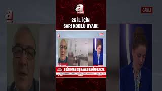Meteoroloji'den 26 il için sarı kodlu uyarı! | A Haber