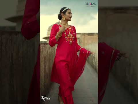 Lily &amp; Lali Karwa Exclusive Viscose, Organza Wholesale Readymade Suits Catalog – product video thumbnail