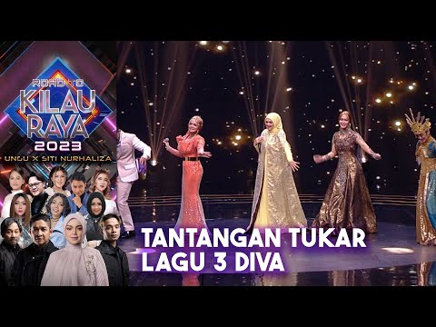 Tantangan Tukar Lagu 3 Diva | ROAD TO KILAU RAYA UNGU X SITI NURHALIZA