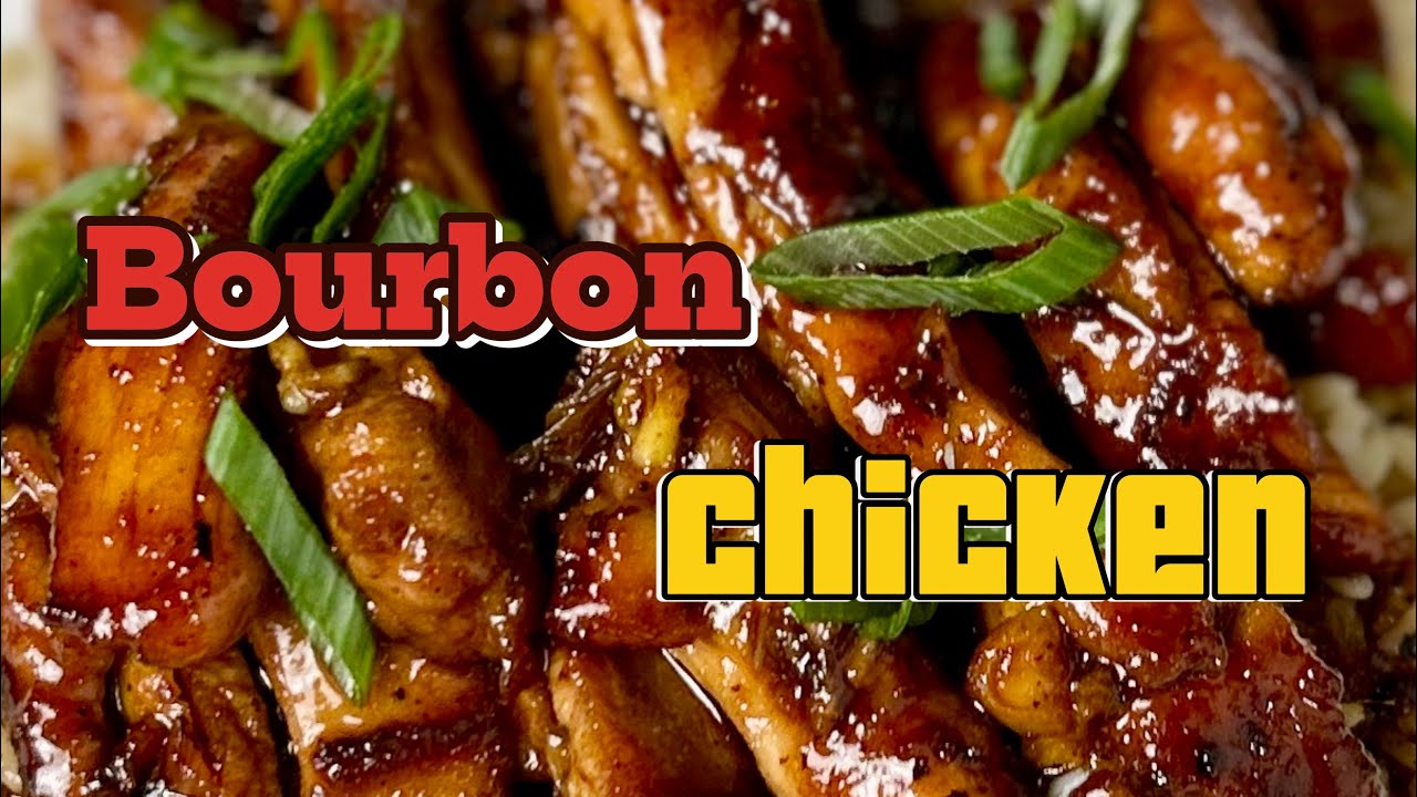Do it like this, and you can’t go wrong. Bourbon Chicken!  ￼