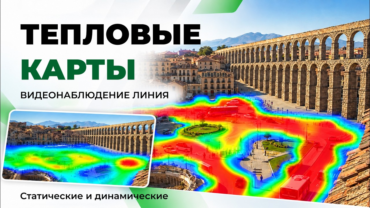Где больше движения? Тепловые карты в системе видеонаблюдения Линия: включе?