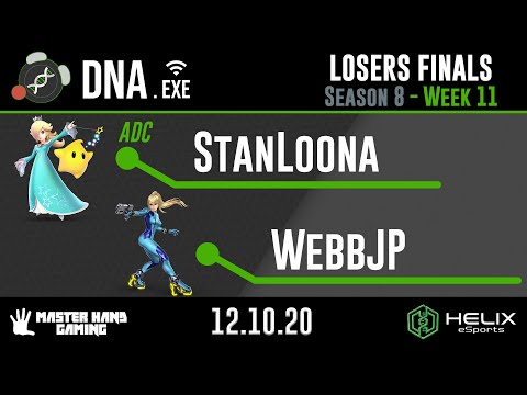 DNA.EXE S8:W11 - ADC | StanLoona (Rosalina) Vs. EDM | WebbJP (Zero Suit Samus) - Losers Finals