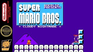 Mario's Cloudy Nightmare - Hack of Super Mario Bros. [NES]