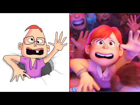Turning Red 4 TOWN - Nobody Like U Song Funny Drawing Meme
