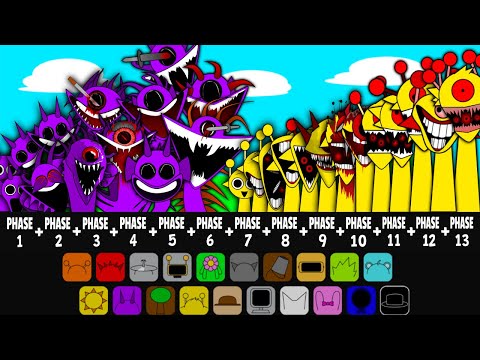 Sprunki Phase 1 + 2 + 3 + 4 + 5 + 6 + 7 + 8 + 9 + 10 + 11 + 12 + 13 Style (Daylight Version)