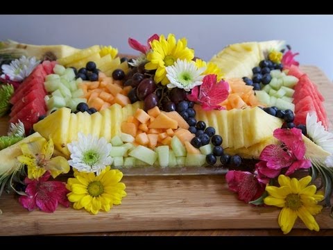 ☀ How to Make A Beautiful Fruit Tray ~Brunch Fruit...