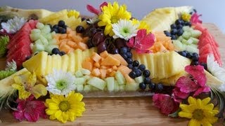 ☀ How to Make A Beautiful Fruit Tray ~Brunch Fruit Platter!