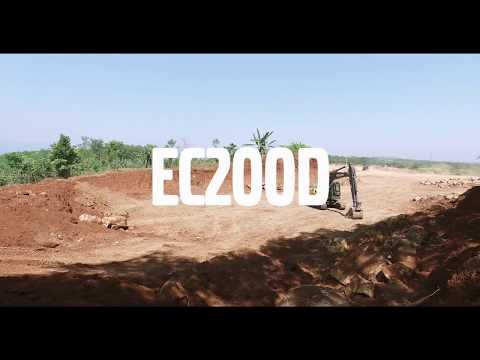 20,300 kg volvo ec200d medium crawler excavator