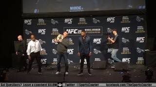 UFC 203 Staredowns: CM Punk vs Gall Miocic vs Over