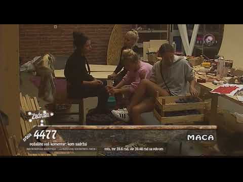 Zadruga - Luna Đogani oplela po Saški Karan - 26.09.2017