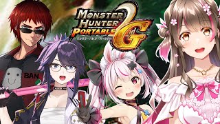 [Vtub] kson 兔鞠 天開司 桜ころみん  玩MHP2G