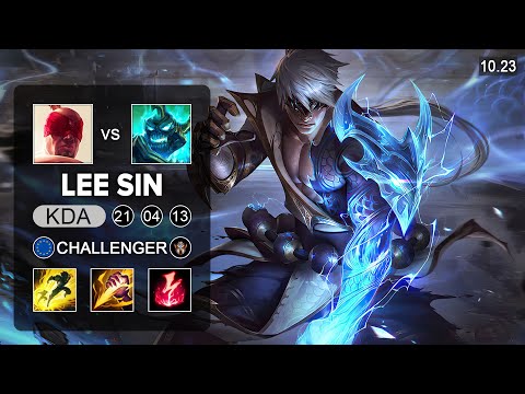Lee Sin vs Hecarim Jungle - EUW Challenger Patch 10.23