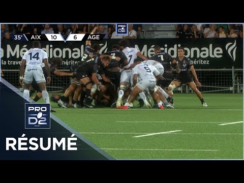 PRO D2 - Résumé Provence Rugby-SU Agen: 17-19 - J01 - Saison 2022/2023