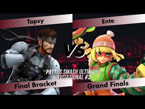 Tapsy vs Ente - Grand Finals + Interview - Patti's Smash Ultimate Invitational #3 | Snake vs Min Min