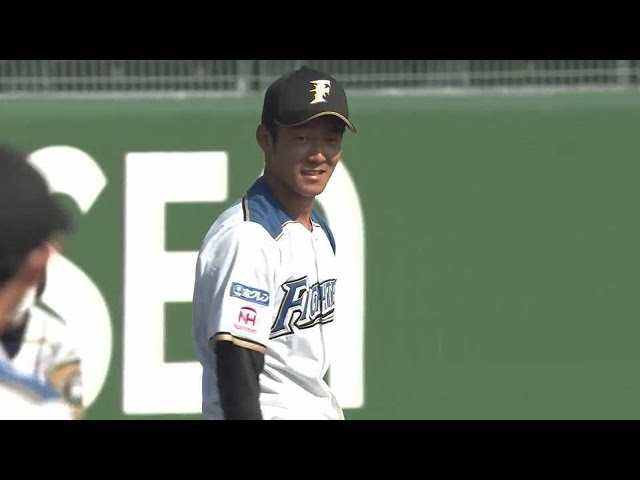 【6回表】ファイターズ・石井のダイビングキャッチ!! 2021/8/5 F-DB(エキシビションマッチ)