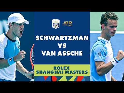 Diego Schwartzman vs Luca Van Assche Highlights | Rolex Shanghai Masters 2023