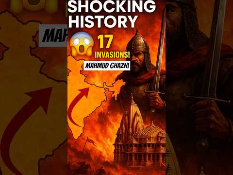 Mahmud Ghazni’s 17 Invasions: The Darkest Chapter of Indian History! #shorts