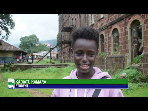 FBC Students tour old Fourah Bay College at Cline Town in Freetown