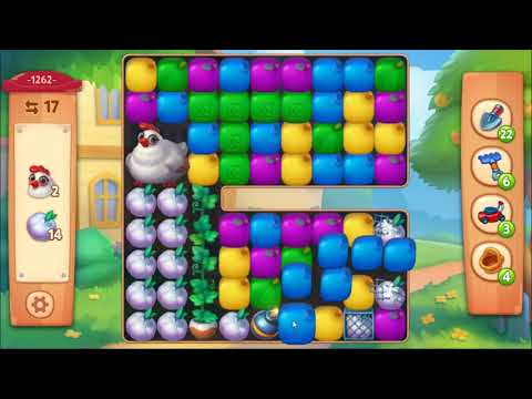 Farmscapes Level 1262 - NO BOOSTERS 🌻🚜🐔 | SKILLGAMING ✔️