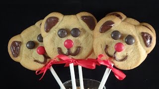Teddy Bear Cookie Pops -with yoyomax12