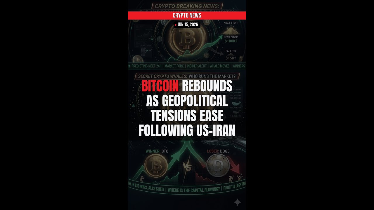 Bitcoin PUMPS +4.4% — Crypto News Jun 15, 2026