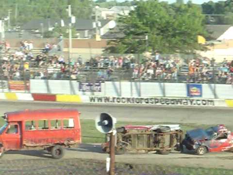 Rockford Speedway Figure 8 Train Race 7/11/09