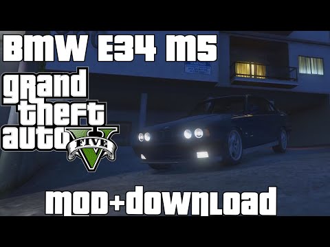 BMW E34 M5 in GTA V! - DOWNLOAD